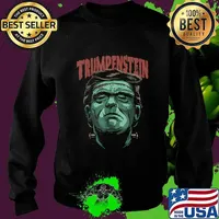 Trumpenstein Funny Trump Halloween Costume Frankenstein T-Shirt Sweater