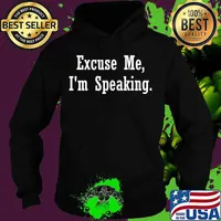 Vintage Excuse Me,Mr Vice President i'm Speaking 2020 Debate T-Shirt Hoodie