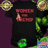 Women For Trump Pin-Up Girl American Flag Shirt
