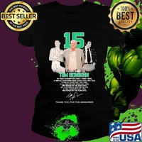 15 1934 2020 tom heinsohn thank you for the memories signature s Ladies tee