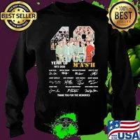 48 years of 1972 2020 mash thank you for the memories signatures s Sweater