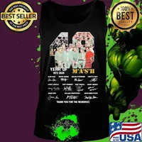48 years of 1972 2020 mash thank you for the memories signatures s Tank top