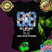 88 dez bryant 2010 2017 thank you for the memories signature s Ladies tee