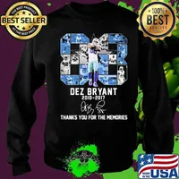 88 dez bryant 2010 2017 thank you for the memories signature s Sweater