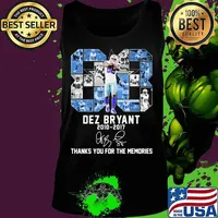88 dez bryant 2010 2017 thank you for the memories signature s Tank top