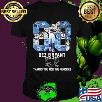 88 dez bryant 2010 2017 thank you for the memories signature shirt