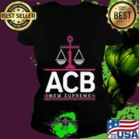 Acb New Supreme Amy Coney Barrett Notorious Shirt Ladies tee