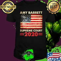 Amy Barrett Supreme Court 2020 American Flag Shirt