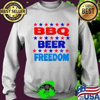 BBQ Beer Freedom America USA Party 4th of July Summer Shirt Sweater