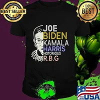 Biden kamala harris 2020 vintage election notorious rbg shirt