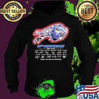 Buffalo bills 60th anniversary 1960 2020 thank you for the memories signatures s Hoodie