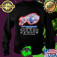 Buffalo bills 60th anniversary 1960 2020 thank you for the memories signatures s Sweater