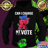 Can I Change My Vote Trump Elephant Election Shirt Hoodie
