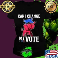 Can I Change My Vote Trump Elephant Election Shirt Ladies tee