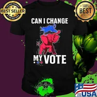 Can I Change My Vote Trump Elephant Election Shirt