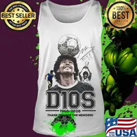 D10s Diego 1960 2020 Thank You For The Memories Argentinian Football Legend And World Shirt Tank top