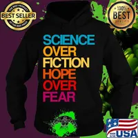 Debate quote biden science over fiction hope over fear vintage s Hoodie