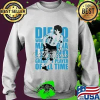Diego Maradona Legend Greatest Player Of All Time Legend Genius Football Shirt Sweater