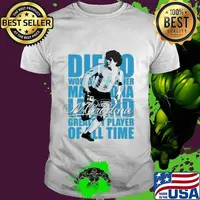 Diego Maradona Legend Greatest Player Of All Time Legend Genius Football Shirt