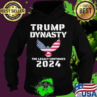 Eagles trump dynasty the legacy continues 2024 american flag s Hoodie