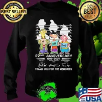 Ed edd n eddy 22nd anniversary 1999 2021 thank you for the memories signatures s Sweater