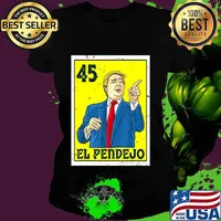 El pendejo 45 anti donald card funny trump vote him out s Ladies tee