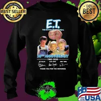 Et the extra terrestrial 38th anniversary 1982 2020 thank you for the memories signatures s Sweater