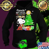 Flannels Hot Cocoa Christmaslights Steelers Christmastree Snoopy Shirt Hoodie