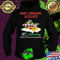 Happy christmas disney 92th 1928 2020 anniversary thank you for the memories s Hoodie