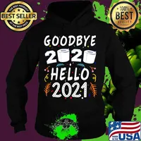 Happy new year 2021 hello eve goodbye 2020 pajama family s Hoodie
