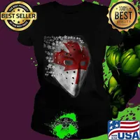 Hockey goalie vintage retro mask canadian flag goalies s Ladies tee