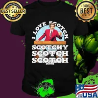 I Love Scotch Scotchy Anchorman Quote Ron Burgundy Shirt