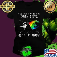 I’ll See You On The Dark Side Of The Moon Lgbt Rainbow Rowing Shirt Ladies tee
