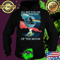 I’ll See You On The Dark Side Of The Moon Raibow Pink Floyd Lgbt Shirt Hoodie