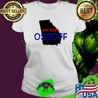 Jon 2020 Ossoff Georgia Senate Map Shirt Ladies tee