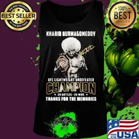 Khabib Nurmagomedov UFC Lightweight Undefeated Champion 29 Battles 29 Wins Thanks For The Memories Shirt Tank top