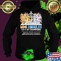 Los angeles city of champions 2020 nba finals champions 2020 world series champions s Hoodie