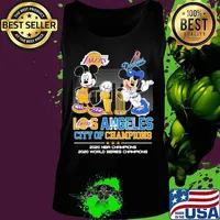 Los Angeles City Of Champions 2020 Nba World Series Mickey Dodgers Shirt Tank top