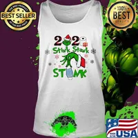 Merry christmas grinch stink stank stunk mask toilet paper 2020 s Tank top