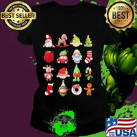Merry christmas santa and toys s Ladies tee