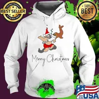 Merry christmas scuba diving seal s Hoodie