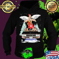 Merry christmas supernatural wings car s Hoodie