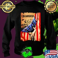 Official Carpenter American Flag 4th Of July Independence Day Shirt Sweater