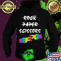 Rock Paper Scissors Lgbt Shirt Hoodie