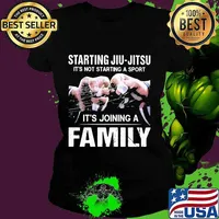 Starting jiu jitsu it's not starting a sport it's joining a family s Ladies tee