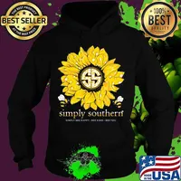 Sunflower simply southern simple bee happy bee kind bee you s Hoodie
