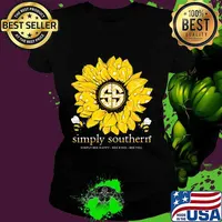 Sunflower simply southern simple bee happy bee kind bee you s Ladies tee