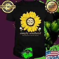 Sunflower simply southern simple bee happy bee kind bee you shirt