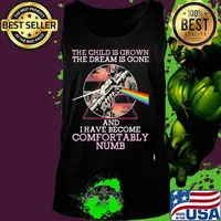 The Child Is Grown The Dream Is Gone I Have Become Comfortably Numb Lgbt Shirt Tank top