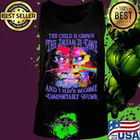 The Child Is Grown The Dream Is Gone I Have Become Comfortably Numb Pink Floyd Shirt Tank top